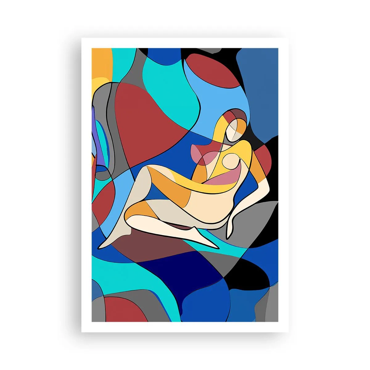 Poster - Nudul cubist - 70x100 cm