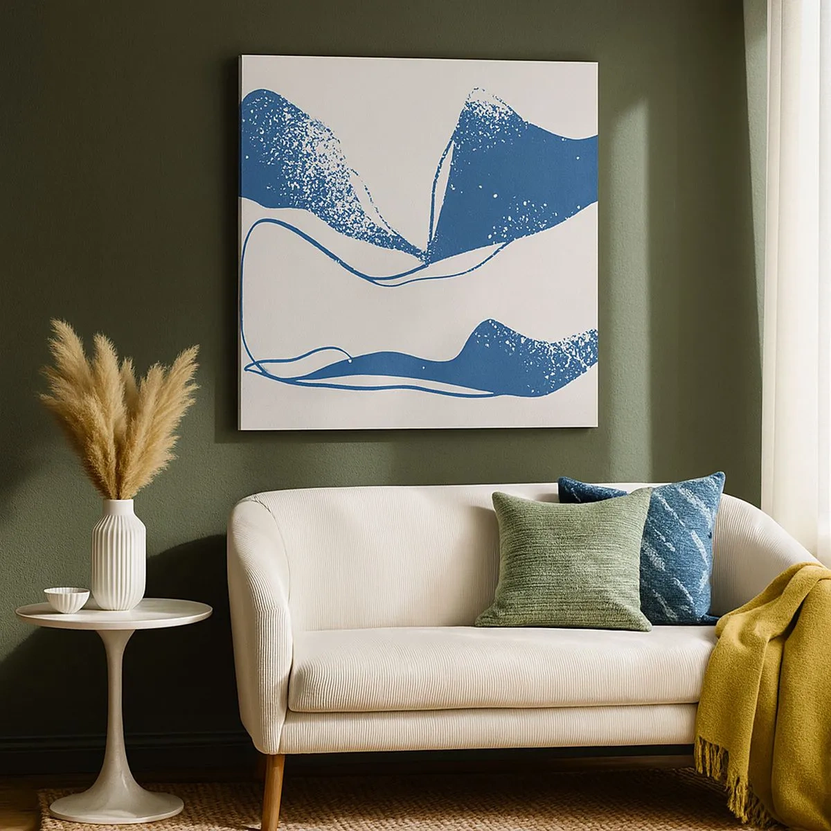 Tablou pe pânză - Abstracție înaripată - 30x30 cm