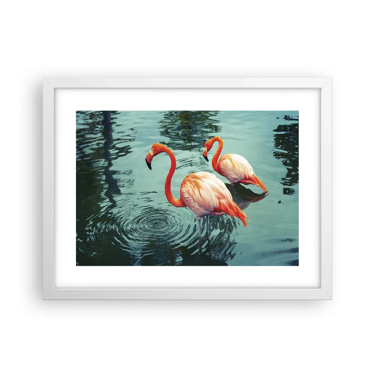 Poster în ramă albă - Suntem bune de revistele de modă - 40x30 cm