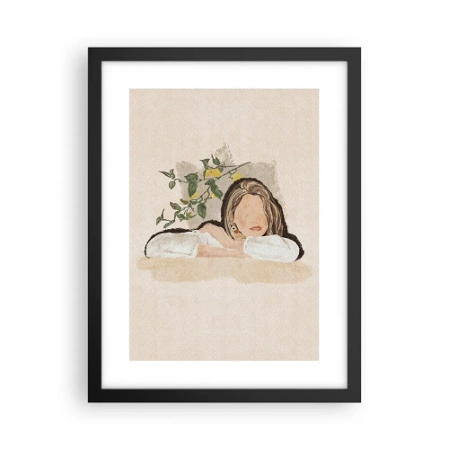 Poster în ramă neagră - Frumusețea sudului - 30x40 cm