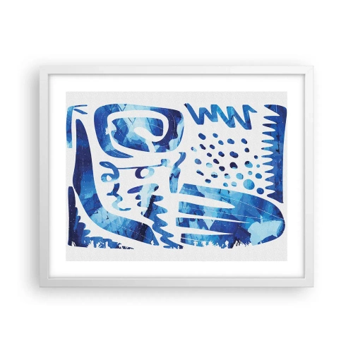 Poster în ramă albă - Înapoi la rădăcini - 50x40 cm