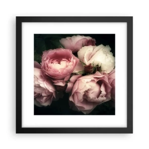 Poster în ramă neagră - Farmecul belle epoque - 30x30 cm