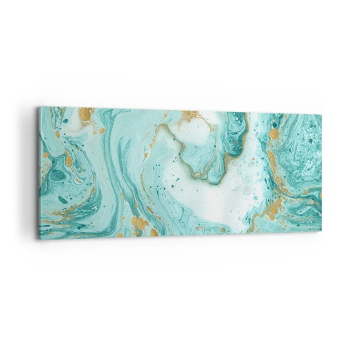 Tablou pe pânză - Sub marele val al perioadei Edo - 100x40 cm