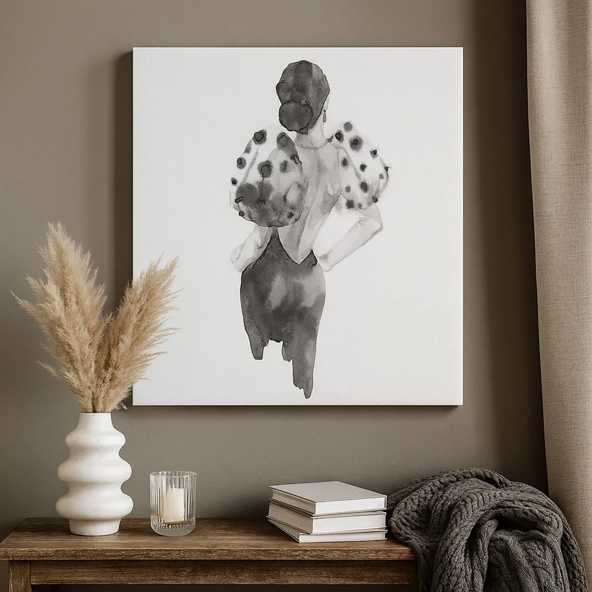 Tablou pe pânză - A trecut chiar pe lângă noi - 30x30 cm