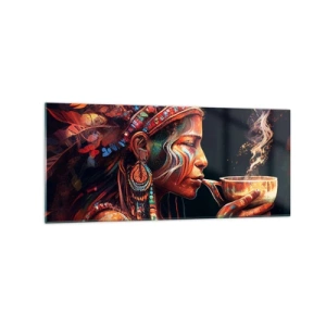 Tablou pe sticlă - Ritual magic - 120x50 cm