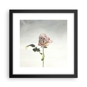 Poster în ramă neagră - Primăvara binevenită - 30x30 cm