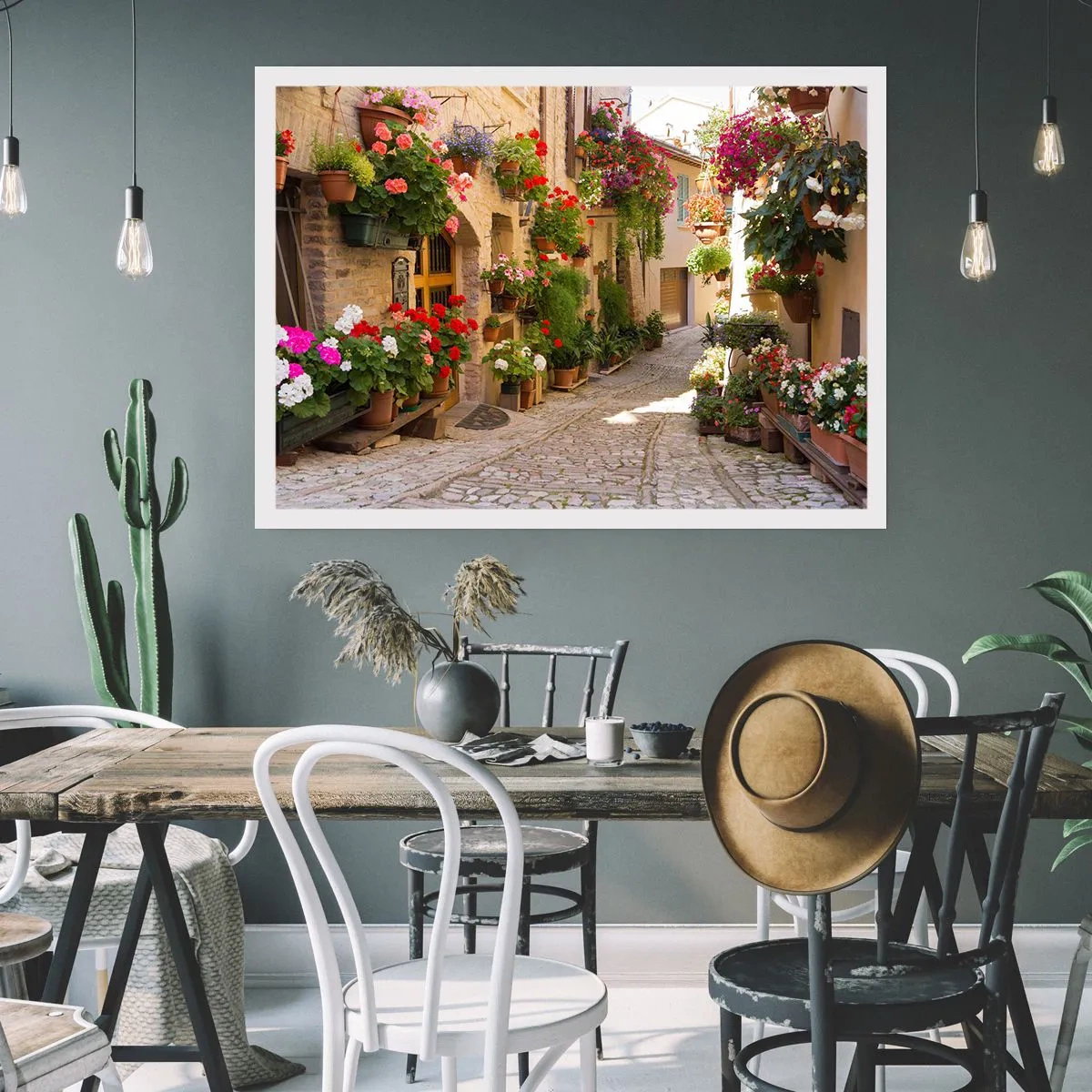 Poster - Într-un potop de flori - 50x40 cm