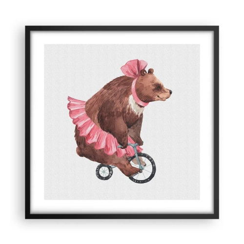 Poster în ramă neagră - Ce circ! - 50x50 cm