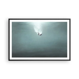 Poster în ramă neagră - În îmbrățișarea oceanului - 91x61 cm