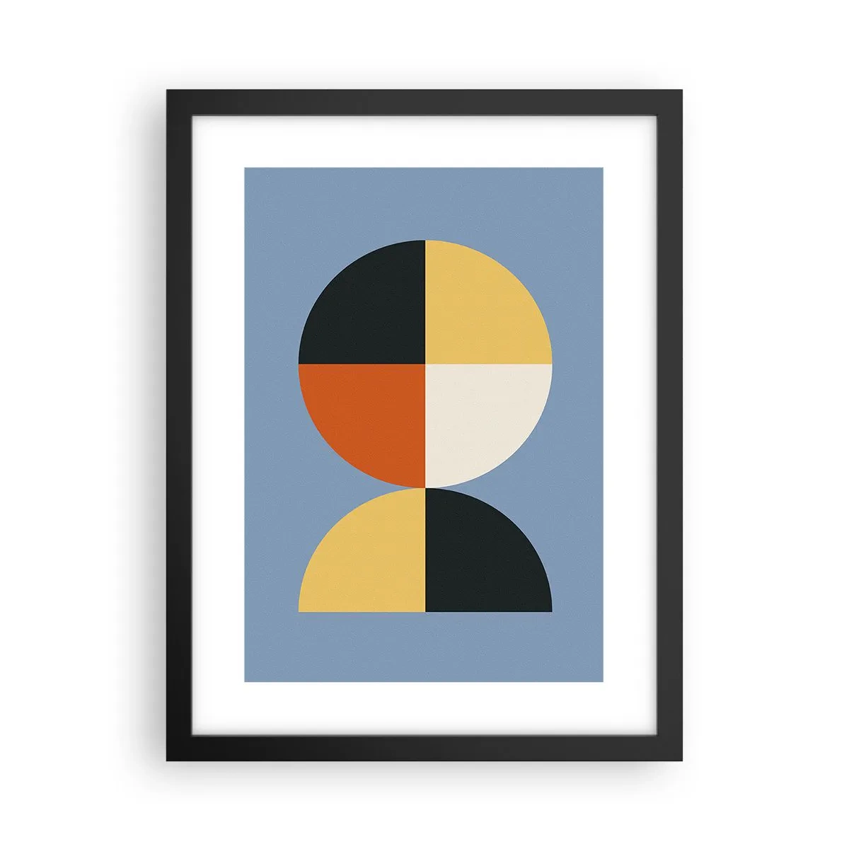 Poster în ramă neagră - Uită-te și numără - 30x40 cm