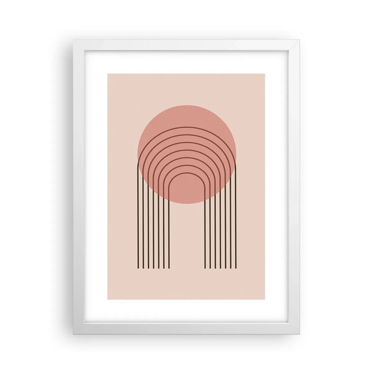 Poster în ramă albă - Atracție irezistibilă - 30x40 cm