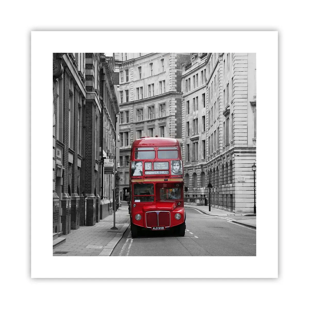 Poster - Viața de zi cu zi nu trebuie să fie gri - 40x40 cm