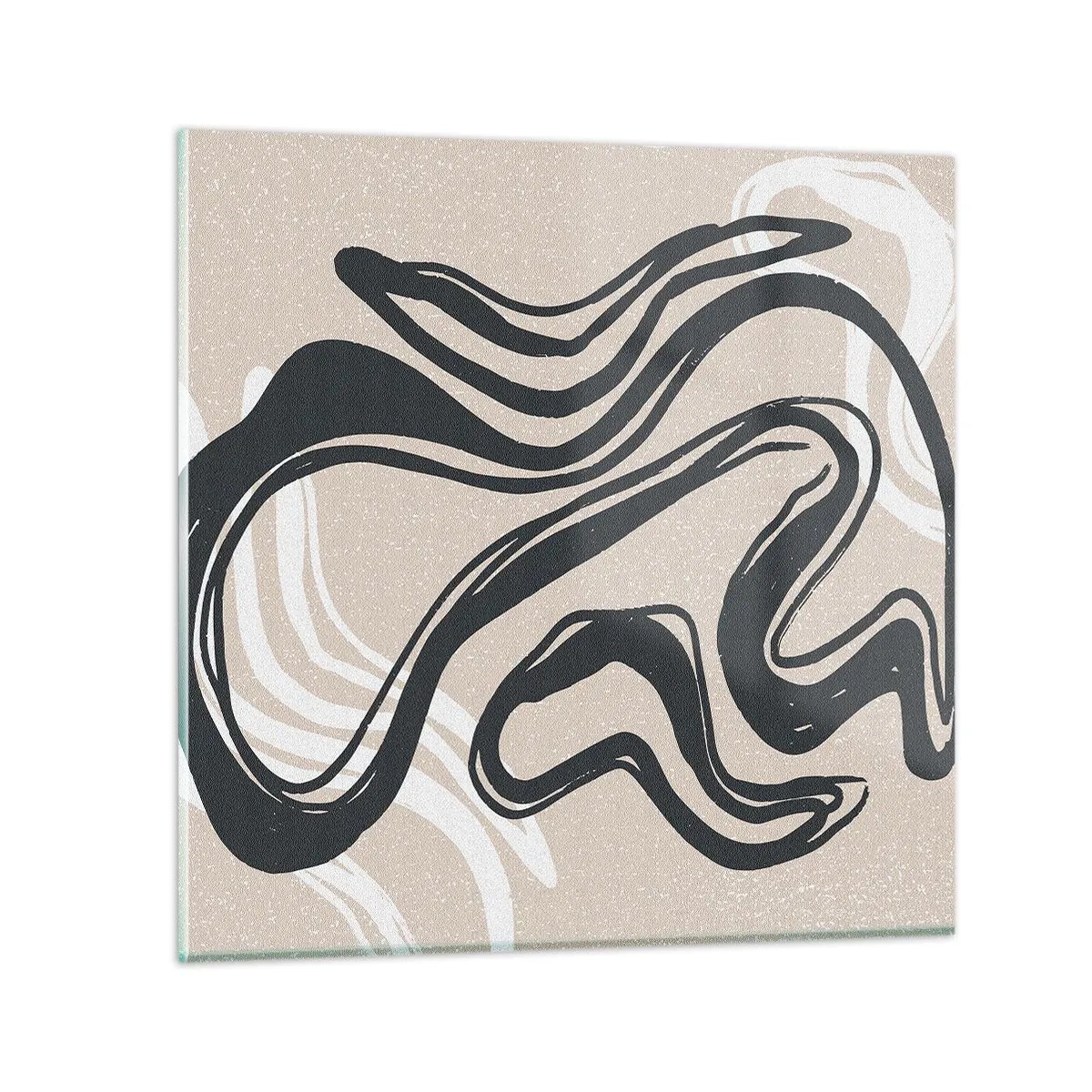 Tablou pe sticlă - Expresie multiplicată - 30x30 cm