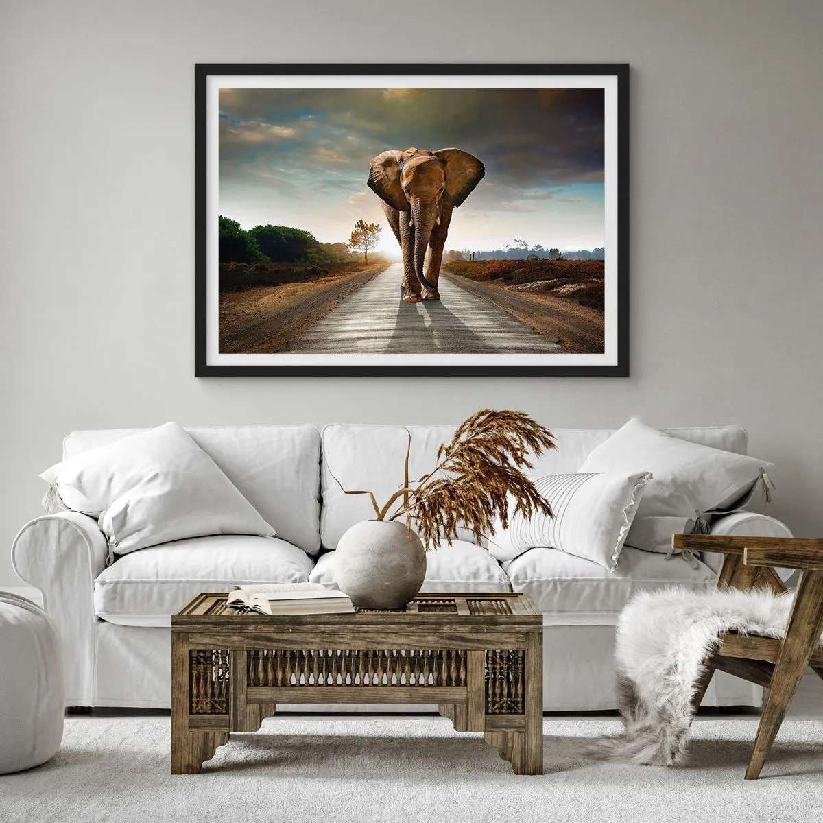 Poster în ramă neagră - Și-a pierdut cipicii... - 40x30 cm