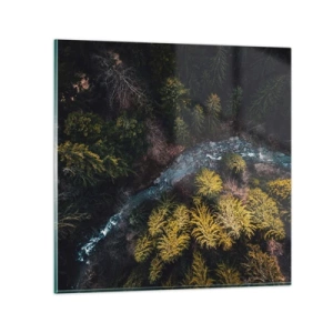 Tablou pe sticlă - Rapid și mai rapid - 30x30 cm