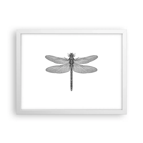 Poster în ramă albă - Precizia naturii - 40x30 cm
