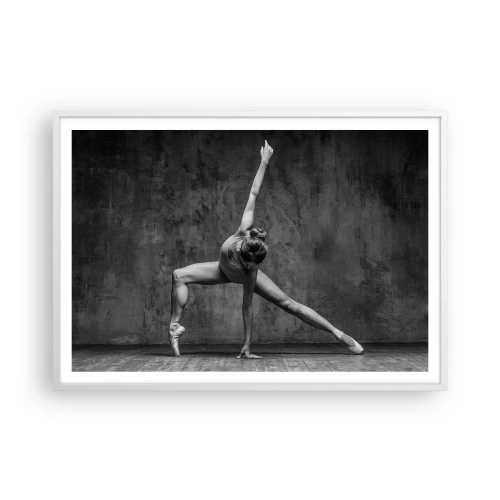 Poster în ramă albă - Idealul de echilibru - 100x70 cm
