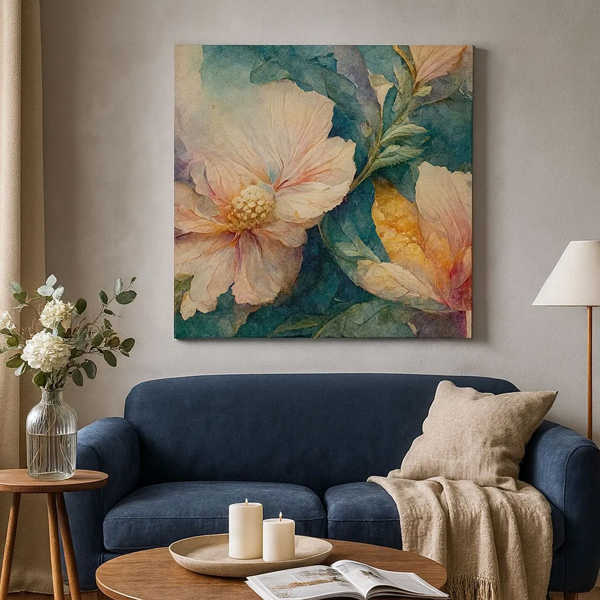 Tablou pe pânză - Subtilitate pură - 30x30 cm