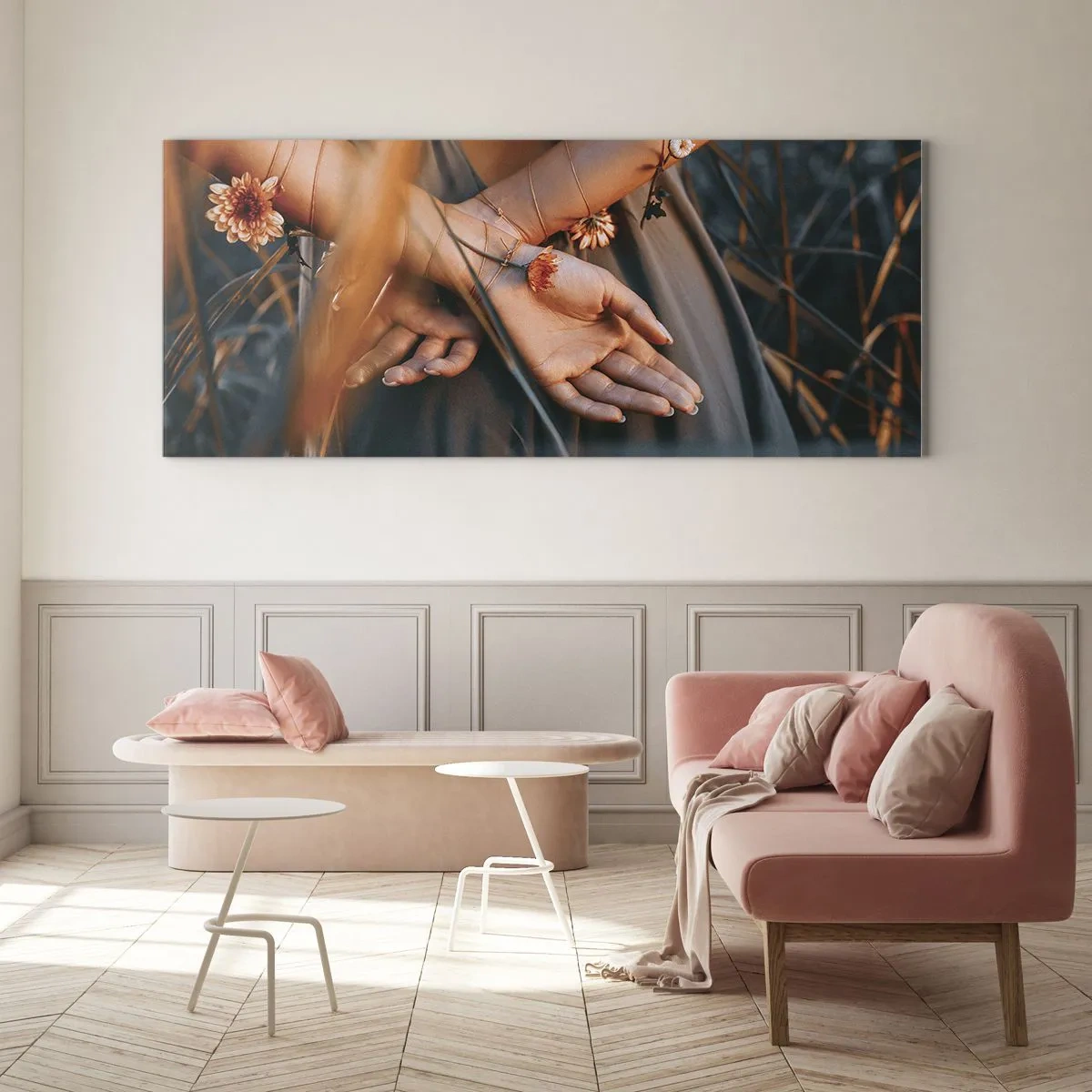 Tablou pe sticlă - Legată de natură - 120x50 cm