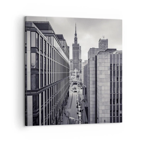Tablou pe pânză - Vale citadină din Varșovia - 50x50 cm