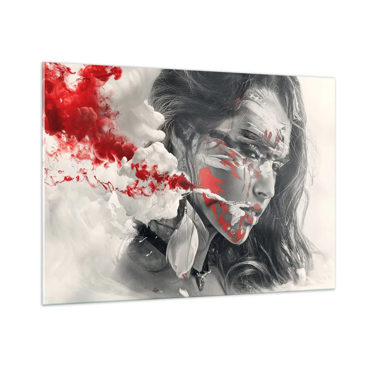 Tablou pe sticlă - În aburul absurdului - 100x70 cm