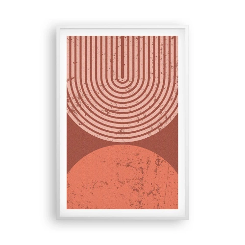 Poster în ramă albă - Relație strânsă - 61x91 cm