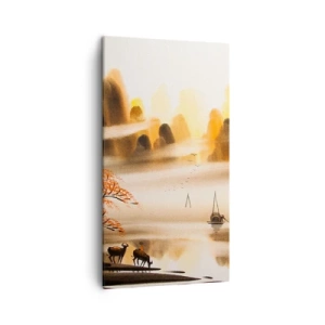 Tablou pe pânză - Mai departe decât Orientul Îndepărtat - 45x80 cm