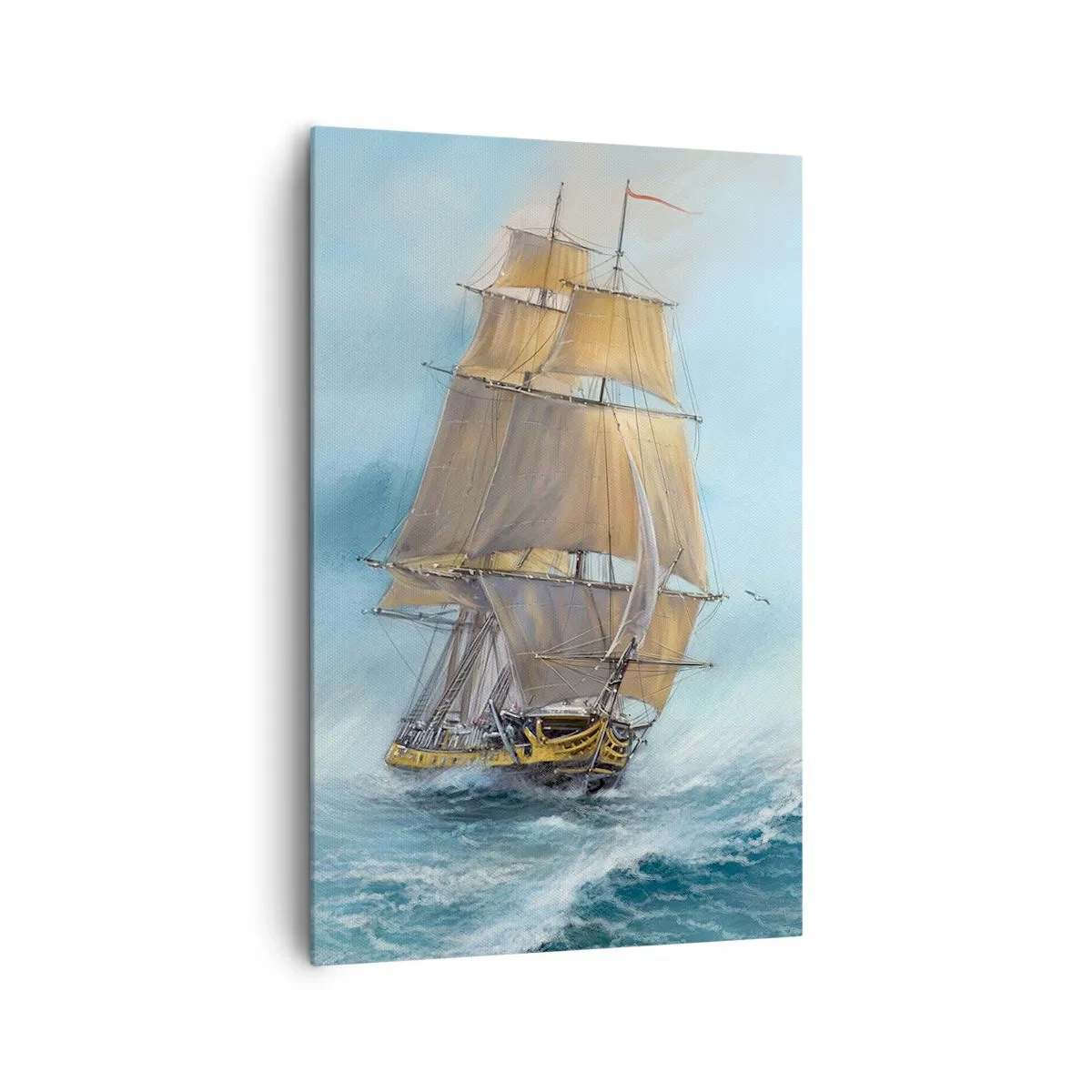 Tablou pe pânză - Rulează pe valuri - 80x120 cm