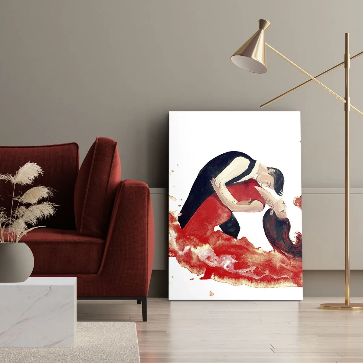 Tablou pe pânză - Tango - un val senzual - 50x70 cm