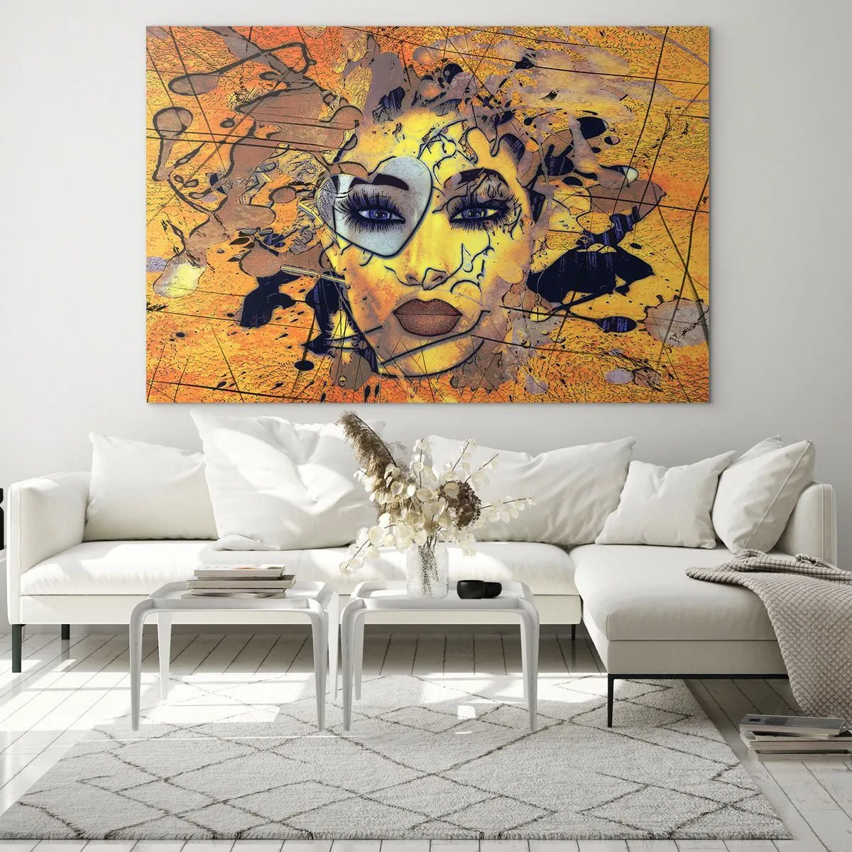 Tablou pe sticlă - Frumusețe însorită - 120x80 cm