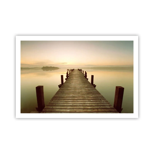 Poster - Înainte de răsărit, zori, lumină - 91x61 cm