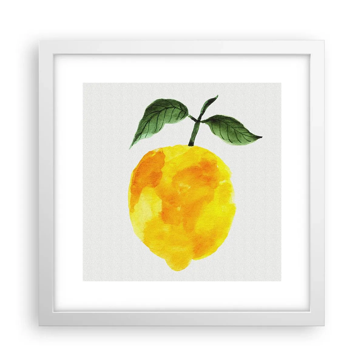 Poster în ramă albă - Cum să simțiți gustul soarelui - 30x30 cm