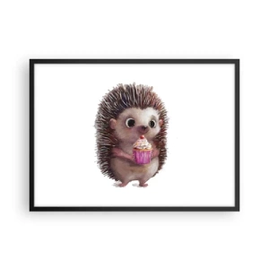 Poster în ramă neagră - Fiecare zi este o sărbătoare - 70x50 cm