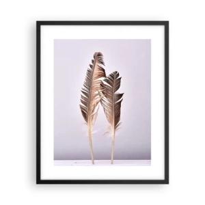 Poster în ramă neagră - Împotriva neantului - 40x50 cm