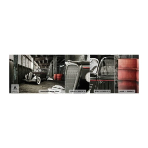Mostră tapet Premium Canvas - Eleganța eternă a anilor `30 - Automobile, Mașină retro, Depozitul fabricii - 100x30 cm