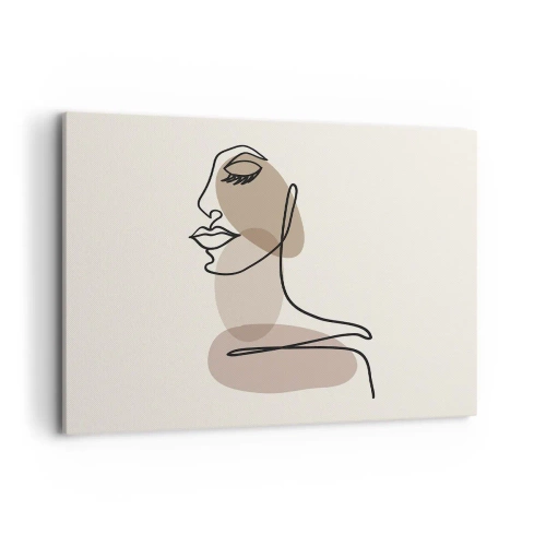 Tablou pe pânză - O anumită linie de frumusețe - 100x70 cm