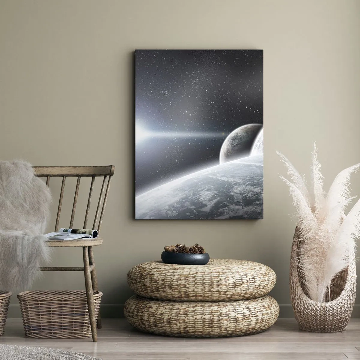 Tablou pe pânză - Muzica cosmică a sferelor - 70x100 cm