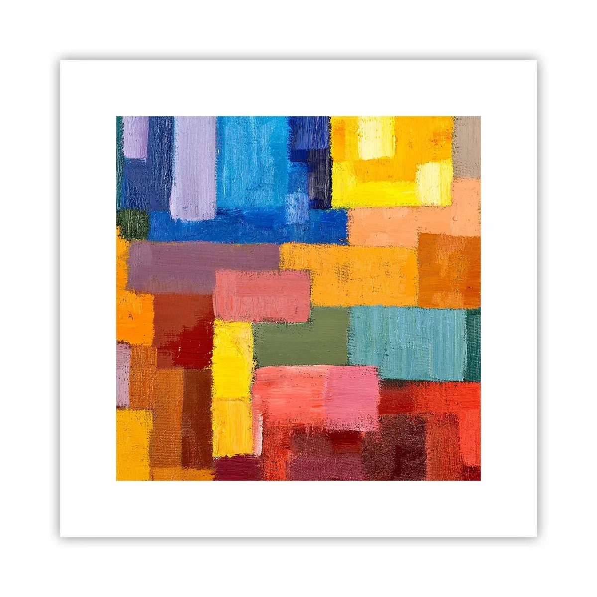Poster - Fiecare diferită, toate colorate - 30x30 cm