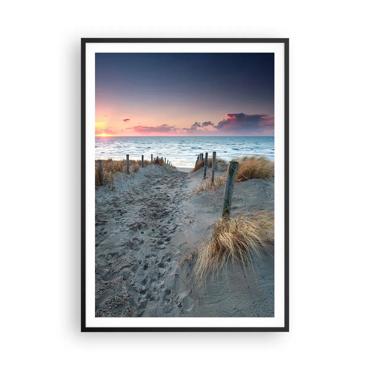 Poster în ramă neagră - Ai revărsat un curcubeu cu splendoare radiantă... - 70x100 cm