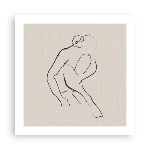 Poster - Schiță intimă - 50x50 cm