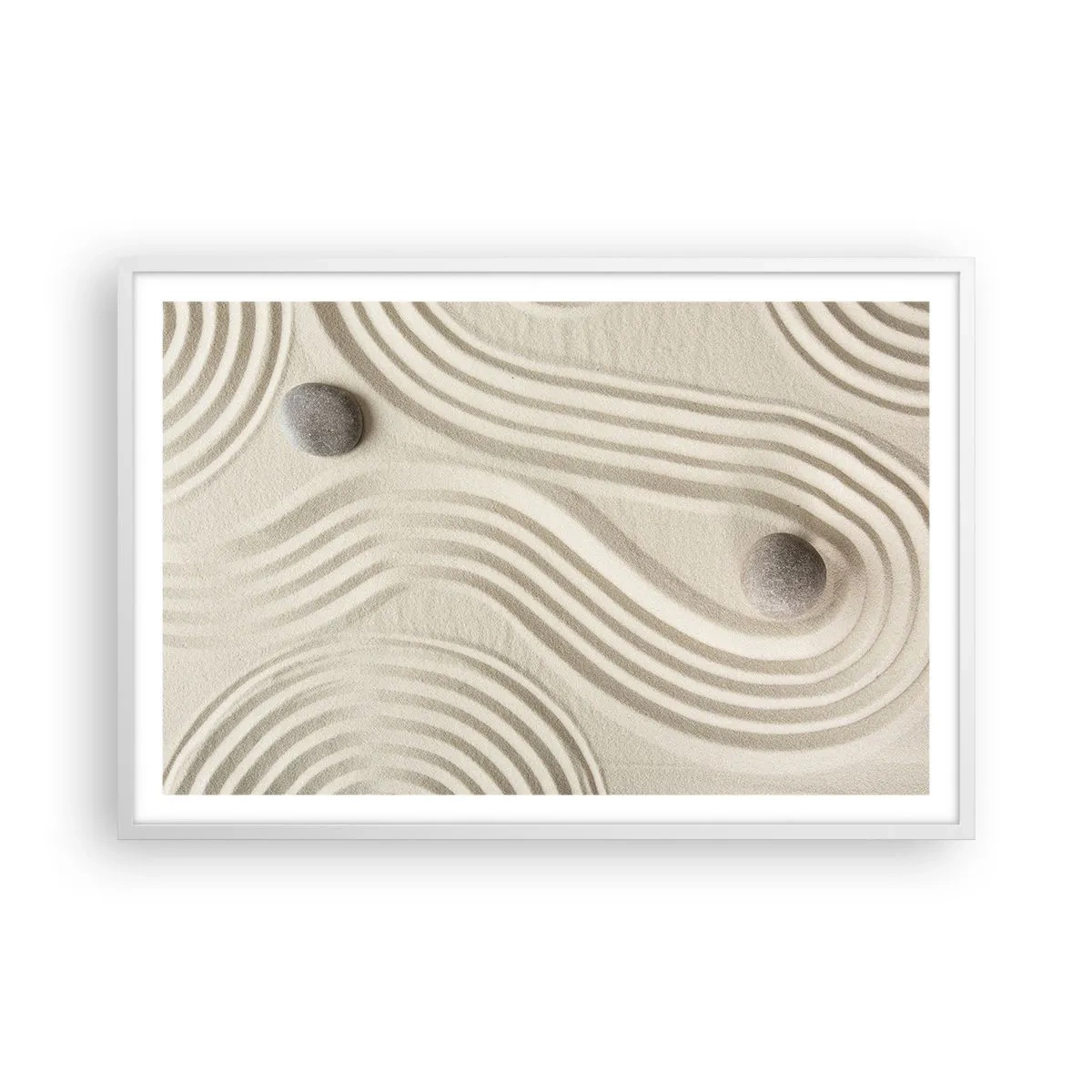 Poster în ramă albă - Atingere de căldură - 91x61 cm