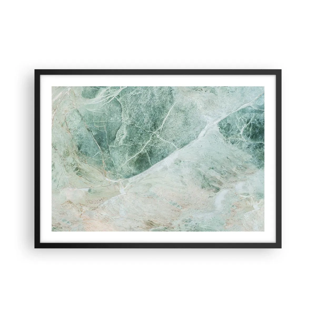 Poster în ramă neagră - Răcoarea nobilă a pietrei - 70x50 cm
