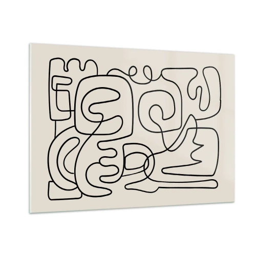 Tablou pe sticlă - Pe traseu - 100x70 cm