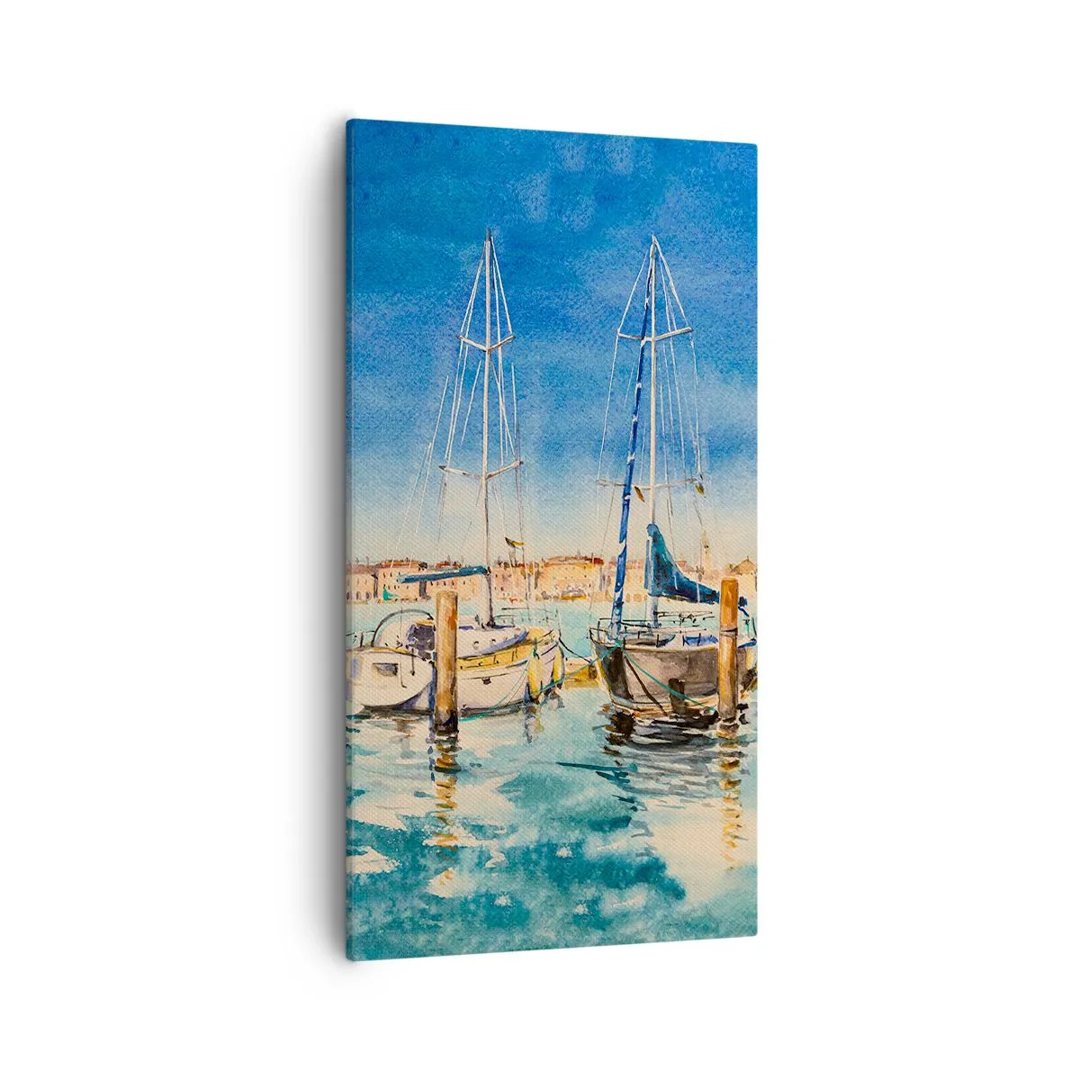 Tablou pe pânză - Laguna însorită - 55x100 cm