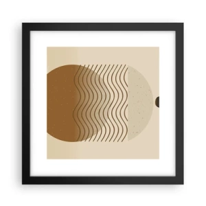 Poster în ramă neagră - Despre originea figurilor geometrice - 30x30 cm