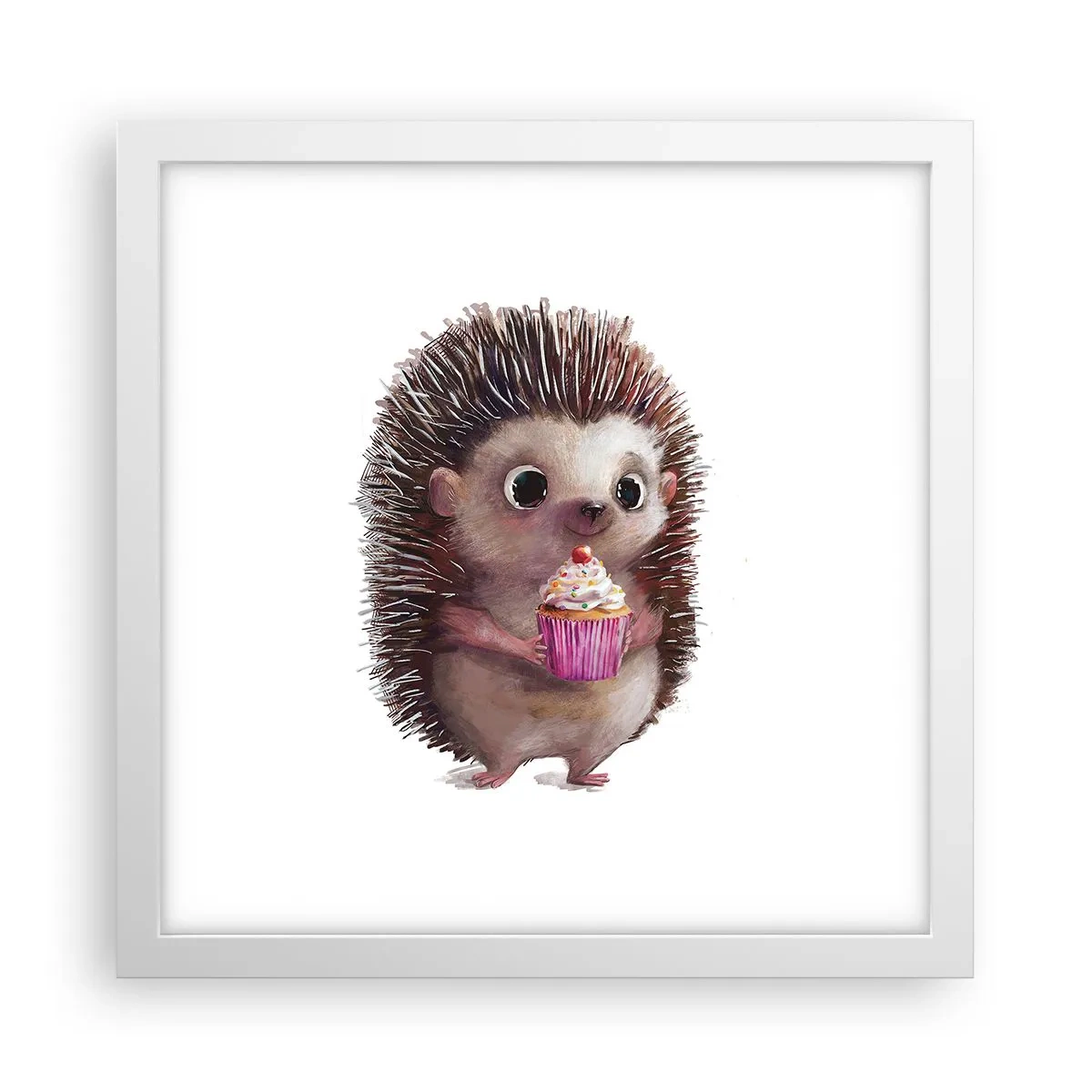 Poster în ramă albă - Fiecare zi este o sărbătoare - 30x30 cm