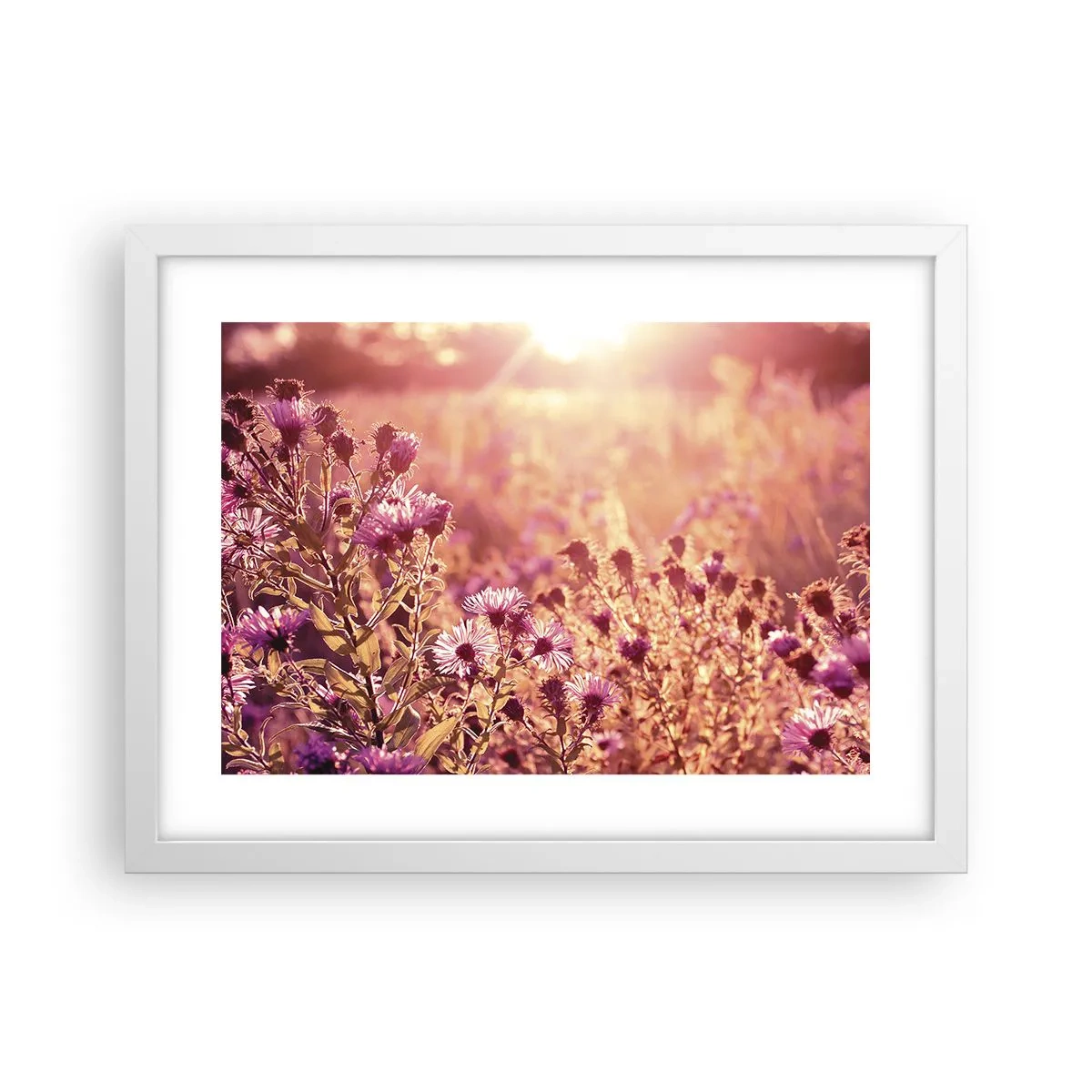 Poster în ramă albă - Înainte ca vara să plece - 40x30 cm