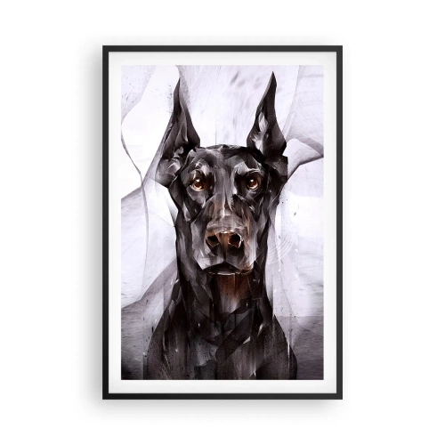 Poster în ramă neagră - Născut cu noblețe - 61x91 cm