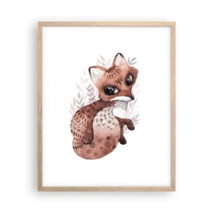 Poster în ramă de stejar deschis - Doar iubire - 40x50 cm