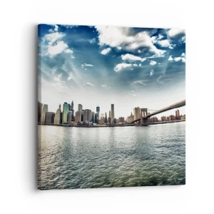 Tablou pe pânză - Insula de sticlă - 30x30 cm